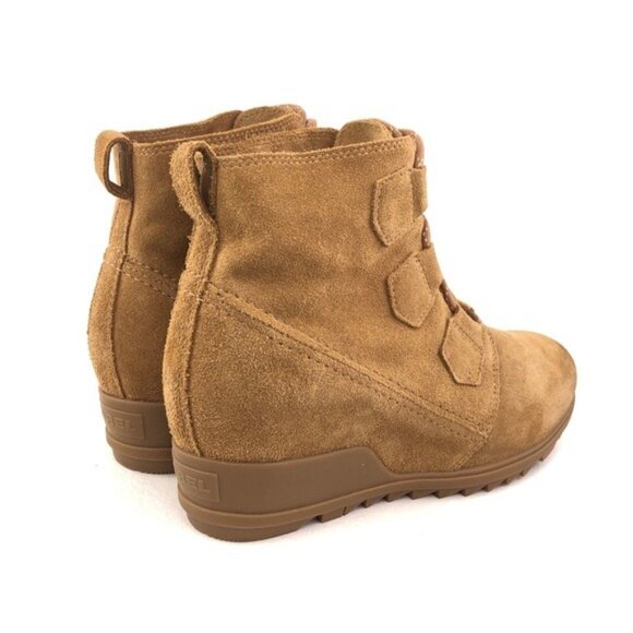 Sorel Evie Lace Wedge Ankle Boots 11 - Picture 5 of 12